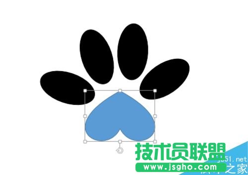 ppt怎么制作小狗腳印？