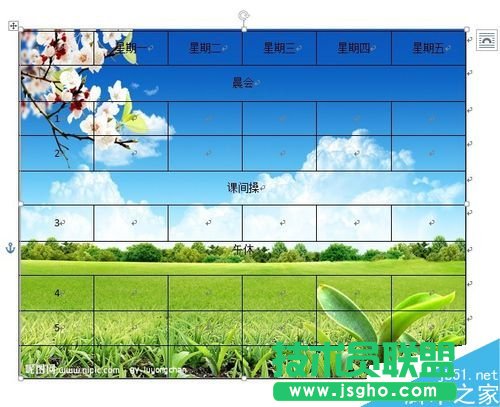 word表格怎么設置背景?