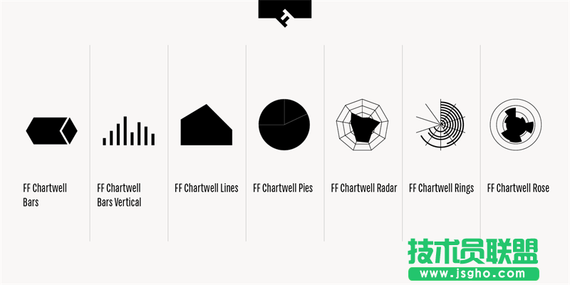 輸入數字立刻生成酷炫信息圖的字體 三聯