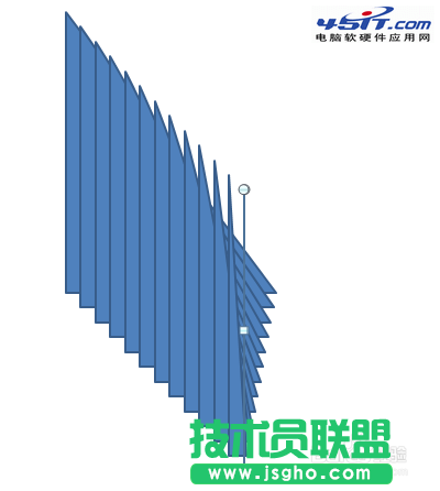 ppt如何畫一個軸對稱圖形的旋轉動畫方法