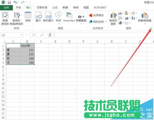 Excel2016怎么創建各種形狀的圖表?