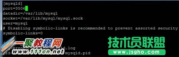 Linux CentOS Mysql修改默認端口 三聯