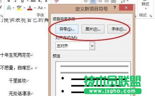 word2013中如何添加項(xiàng)目符號