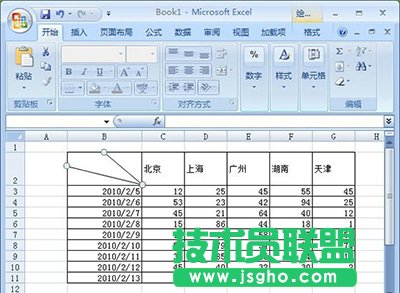 excel畫(huà)斜線(xiàn)