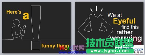 黑色背景的PPT幻燈片設計技巧  三聯