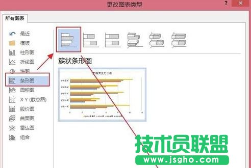 word2013怎么更改圖表類型和顏色
