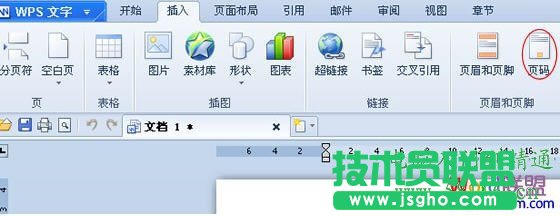 WPS文字中頁碼設置  三聯