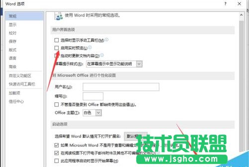 Word2013中取消“啟用實時預覽”功能