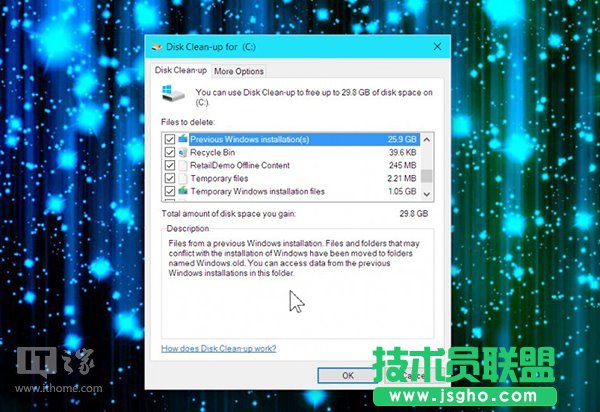 震驚:升級Win10一周年更新后C盤清理系統文件多達26GB