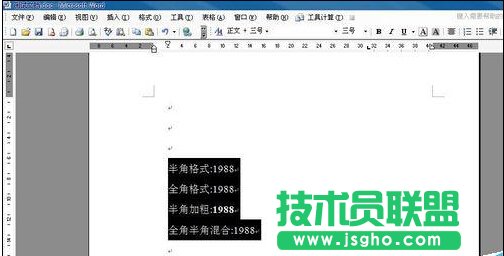 如何用word規范化數字格式