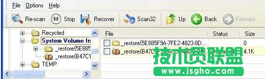 文件恢復(fù)器標(biāo)準(zhǔn)恢復(fù)功能的介紹及使用