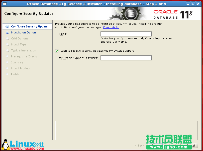 RedHat Linux5.5下Oracle 11g安裝圖解教程 三聯