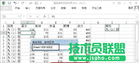 指定條件區(qū)域