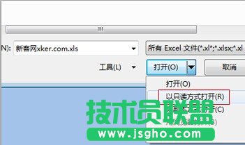 怎么以只讀方式打開excel文檔？_新客網