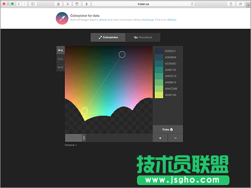 2色、3色、多色在線配色工具