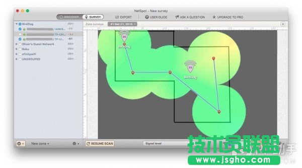 無(wú)線監(jiān)測(cè)工具NetSpot for Mac應(yīng)用怎么樣 三聯(lián)