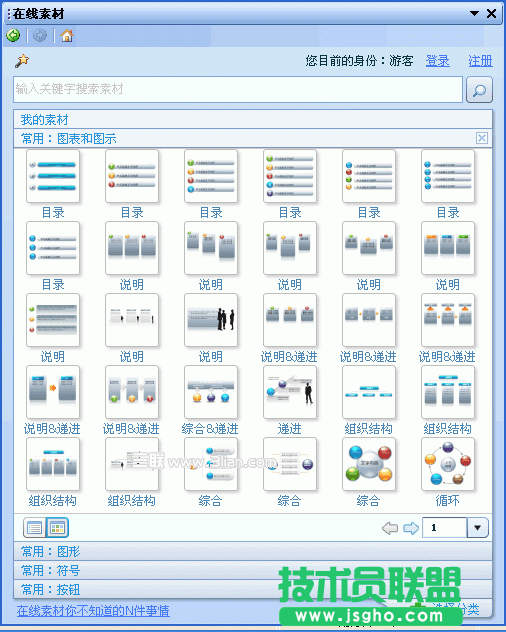 WPS中的SmartArt 三聯教程