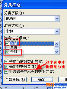 Excel自動分頁小計怎么用?