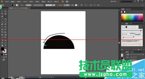 AI中怎么做字體呈曲線排列？